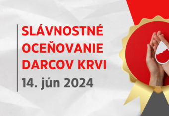 Slávnostné oceňovanie za bezpríspevkové darcovstvo krvi (14. jún 2024)